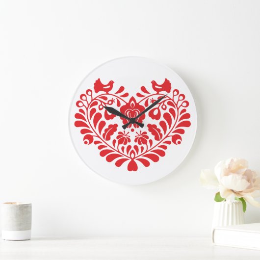 De traditionele folk ornament klok (Huis)