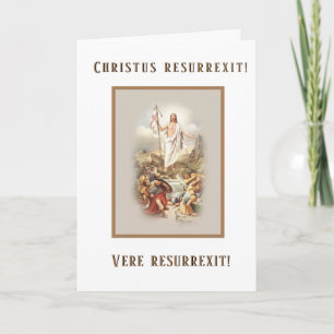 De traditionele Godsdienstige Groet van Pasen in Feestdagen Kaart