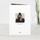 De traditionele Groeten & Notecards van de Vampier Kaart (Achterkant)