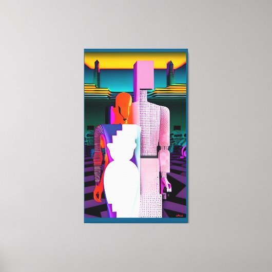 De traditionele huwelijksdroom canvas afdruk (Voorkant)