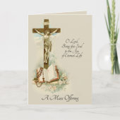 De traditionele Katholieke Massa die van de Kaart (Voorkant)