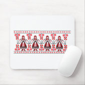 De traditionele Oekraïense meisjes van de Muismat (Met muis)