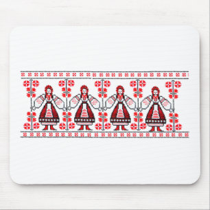 De traditionele Oekraïense meisjes van de Muismat