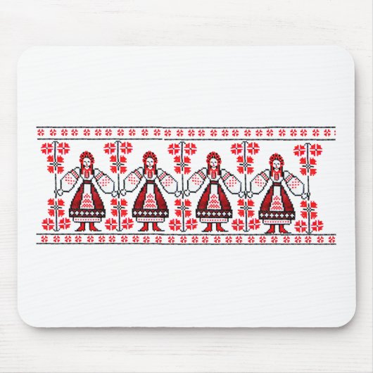 De traditionele Oekraïense meisjes van de Muismat (Voorkant)