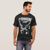 De tragedie van de oorlog is voorbij t-shirt (Voorkant volledig)