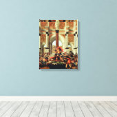 De tragedie van Lucpensiona door Sandro Botticelli Canvas Afdruk (Insitu (Houten vloer))