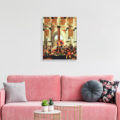 De tragedie van Lucpensiona door Sandro Botticelli Canvas Afdruk (Insitu (Woonkamer))