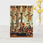 De tragedie van Lucpensiona door Sandro Botticelli Kaart (Gele Bloem)
