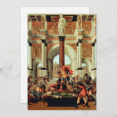 De tragedie van Lucpensiona door Sandro Botticelli Kaart (Voorkant / Achterkant)
