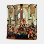 De tragedie van Lucpensiona door Sandro Botticelli Keramisch Ornament (Links)