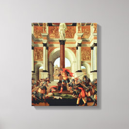 De tragedie van Lucretia door Sandro Botticelli Canvas Afdruk