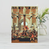 De tragedie van Lucretia door Sandro Botticelli Kaart (Staand voorkant)