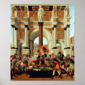 De tragedie van Lucretia door Sandro Botticelli Poster (Voorkant)