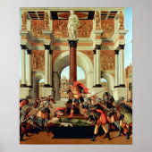 De tragedie van Lucretia door Sandro Botticelli Poster (Voorkant)