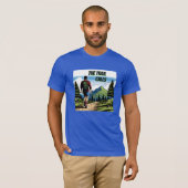 De Trail roept | Man Wandelpad T-shirt (Voorkant volledig)