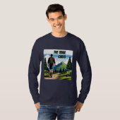 De Trail roept | Man Wandelpad T-shirt (Voorkant volledig)