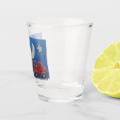De trailer, de truck, 🛻 en de slaperige 😴 maan shot glas (Rechts)