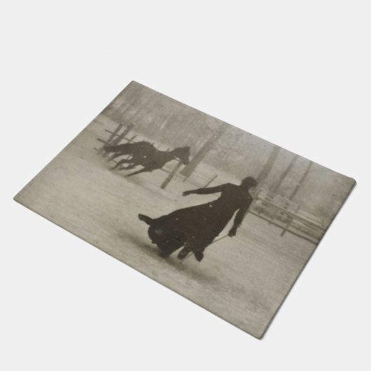 De trainer voor paarden door Felix Thiollier 1899 Deurmat (Schuin)