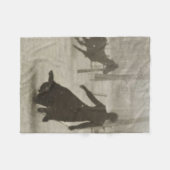 De trainer voor paarden door Felix Thiollier 1899 Fleece Deken (Voorkant (Horizontaal))