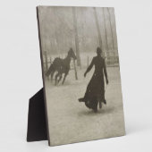 De trainer voor paarden door Felix Thiollier 1899 Fotoplaat (Zijkant)