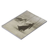 De trainer voor paarden door Felix Thiollier 1899 Notitieboek (Linkerzijde)