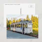 De tram in Trondheim. 7 in Lian Briefkaart (Voorkant / Achterkant)