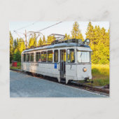 De tram in Trondheim. 7 in Lian Briefkaart (Voorkant)