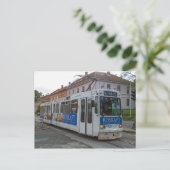 De tram in Trondheim, "Graakallbanen" Briefkaart (Staand voorkant)