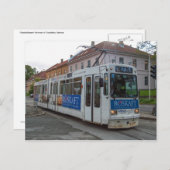 De tram in Trondheim, "Graakallbanen" Briefkaart (Voorkant / Achterkant)