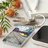 De tram sleutelhanger (Voorkant Rechts)