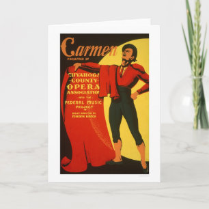 De Trambestuurders 1939 WPA van de stierenvechter Kaart