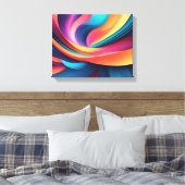 De trance van de zesde dimensie | canvas afdruk (Insitu (Slaapkamer))