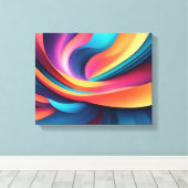 De trance van de zesde dimensie | canvas afdruk (Insitu (Houten vloer))