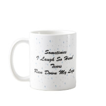 De tranen rennen mijn benen naar beneden