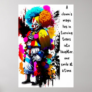 De tranen van een clown poster