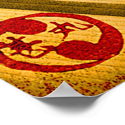 De tranen van Madama Butterfly Poster (Hoek)