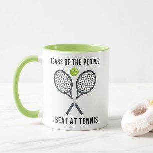 De tranen van mensen die ik versla bij Tennis Funn Mok