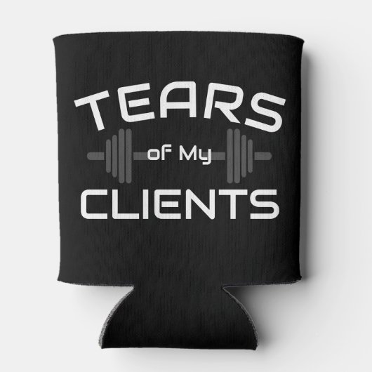 De tranen van mijn cliënten Persoonlijke Twitter-c Blikjeskoeler (Achterkant)