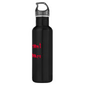 De tranen van mijn studenten waterfles  (Achterkant)