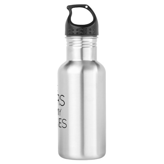 De tranen van mijn waterflesje Enemies Waterfles (Achterkant)