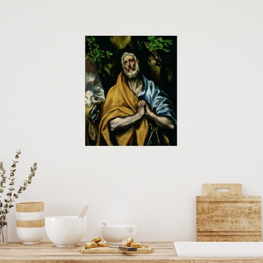 De tranen van St Peter, eind jaren 1580 Poster (Keuken)