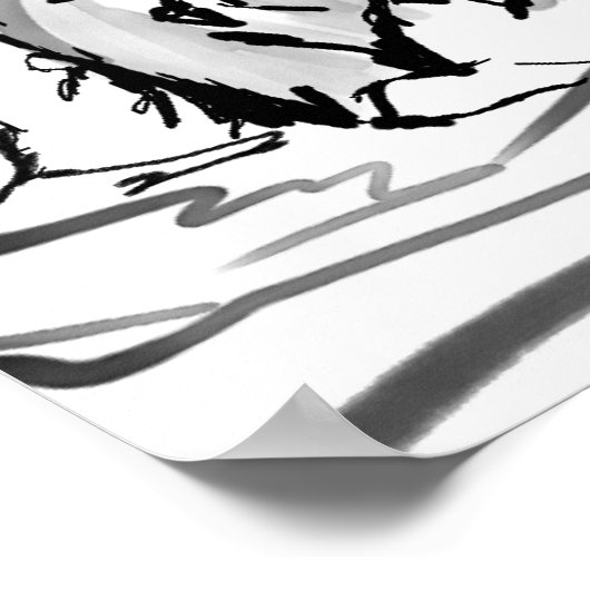 De Tranquil Tiger Poster (Hoek)