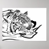 De Tranquil Tiger Poster (Voorkant)