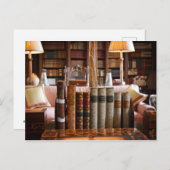 De Tranquiliteit van de Bibliotheek Briefkaart (Voorkant / Achterkant)