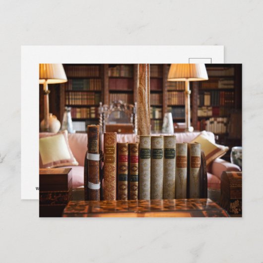 De Tranquiliteit van de Bibliotheek Briefkaart (Voorkant / Achterkant)