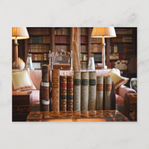 De Tranquiliteit van de Bibliotheek Briefkaart