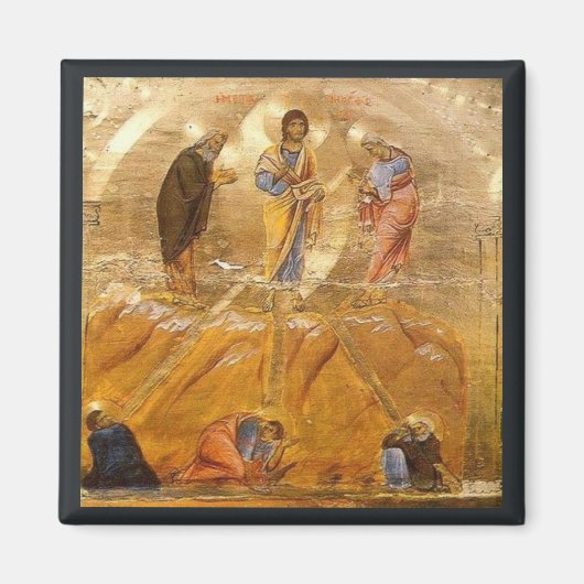 De Transfiguratie middeleeuwse religieuze kunst Magneet (Voorkant)