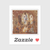 De Transfiguratie van Christus-icoon Sticker (Vel)