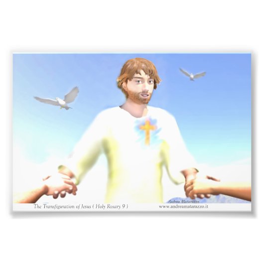 De Transfiguratie van Jezus Foto Afdruk (Voorkant)