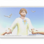 De Transfiguratie van Jezus Sticker (Voorkant)